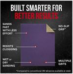 3M Pro Grade Precision Faster Sanding Sheets w/ NO-SLIP GRIP Backing