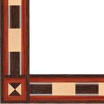 Wood border and corner shown in Aluminum, Maple, Padauk, Wengek(Available ...