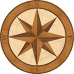 Wood medallion shown Cherry, Maple.and Walnut