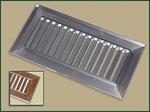 Ceramic Tileable Floor Vent Register, 4^ X 14^, Flush