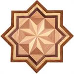 Wood medallion shown in American Walnut, Ash, Brazilian Cherry, Maple, ...