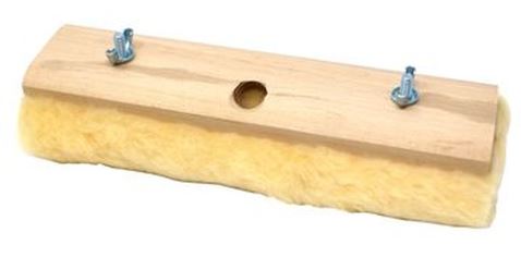 Duratool 8416 16” Lambskin Wood Block Floor Finish Applicator