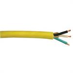 Electrical Cord, Yellow Flexible Jacket, 10/3, 600V (SOOW)