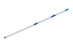 Heavy Duty Telescoping Aluminum Mop Handle, adjustable 42^ to 70^
