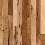 Hickory, 25/32^ X 3^, Natural grade, unfinished flooring, 1-7', Green River
