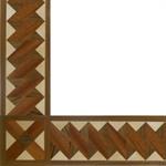 Wood border and corner shown in American Walnut, Sipo, Yellow ...