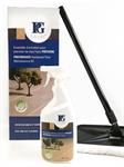 Model wood floor maintenance kit, inlcudes handle w/mop, cover & cleaner