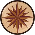 Wood medallion shown in Brazilian Cherry, Maple, Purpleheart, Wenge(Available in ...