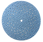 Norton Hook & Loop discs, 6^ X 0, 120 grit, Better (Ceramic Alumina, Cyclonic)