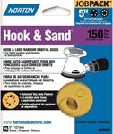 Norton Hook & Sand discs, 5^ 6 & 8 vac hole, P150