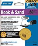 Norton Hook & Sand discs, 5^ 6 & 8 vac hole, P60