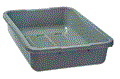 Polyethylene Tote Box / Finish pan, 5 X 15.5 X 21"