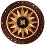 Wood medallion shown in American Cherry, Cumaru, Maple, Padauk, Poplar, ...