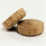 Red Oak end grain floor plug, 1/4^ X 1/2^