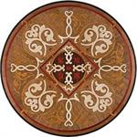 Wood medallion shown in American Walnut, Brazillian Cherry, Maple, Padauk, ...