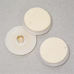 Safeglides Felt Floor Protectors, 1-1/2^, Tap in, White, 4 Pack