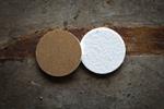 Safeglides Felt Floor Protectors, 1-1/8^, Self-Adhesive, White, Pack/12