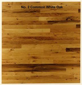 White Oak, 3/4" X 3", #2 Common, unfinished flooring, Graf