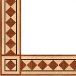 Wood border and corner shown in Brazilian Cherry, Maple, Wenge(Available ...