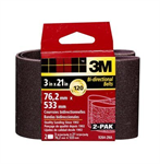 3M™ Sanding Belt, 9264NA-2, 3 in x 21 in, Fine, 120 grit, 2pk