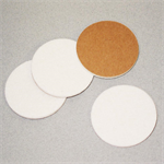 Safeglides Felt Floor Protectors, 1-7/8^, Self-Adhesive, White, Bag/50