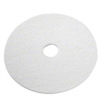 Norton White ^Super Gloss^ Non-Woven round floor pad, 13^