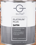 Glitsa Platinum Plus Satin Coversion Varnish w/required hardner, GAL
